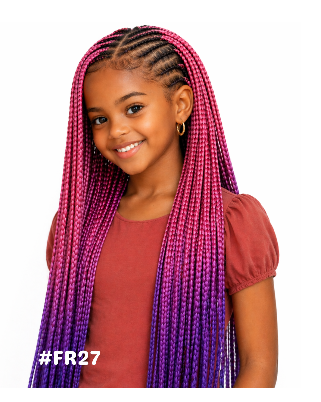 Single Pack Pre-Stretched Ombre Braiding Hair 26 Inch – Soft Yaki Texture, Hot Water Setting Synthetic Hair Extensions