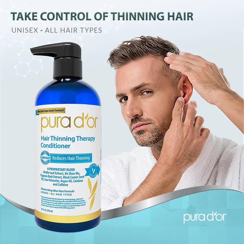 PURA D’OR Hair Thinning Therapy Conditioner - The Curl Lounge