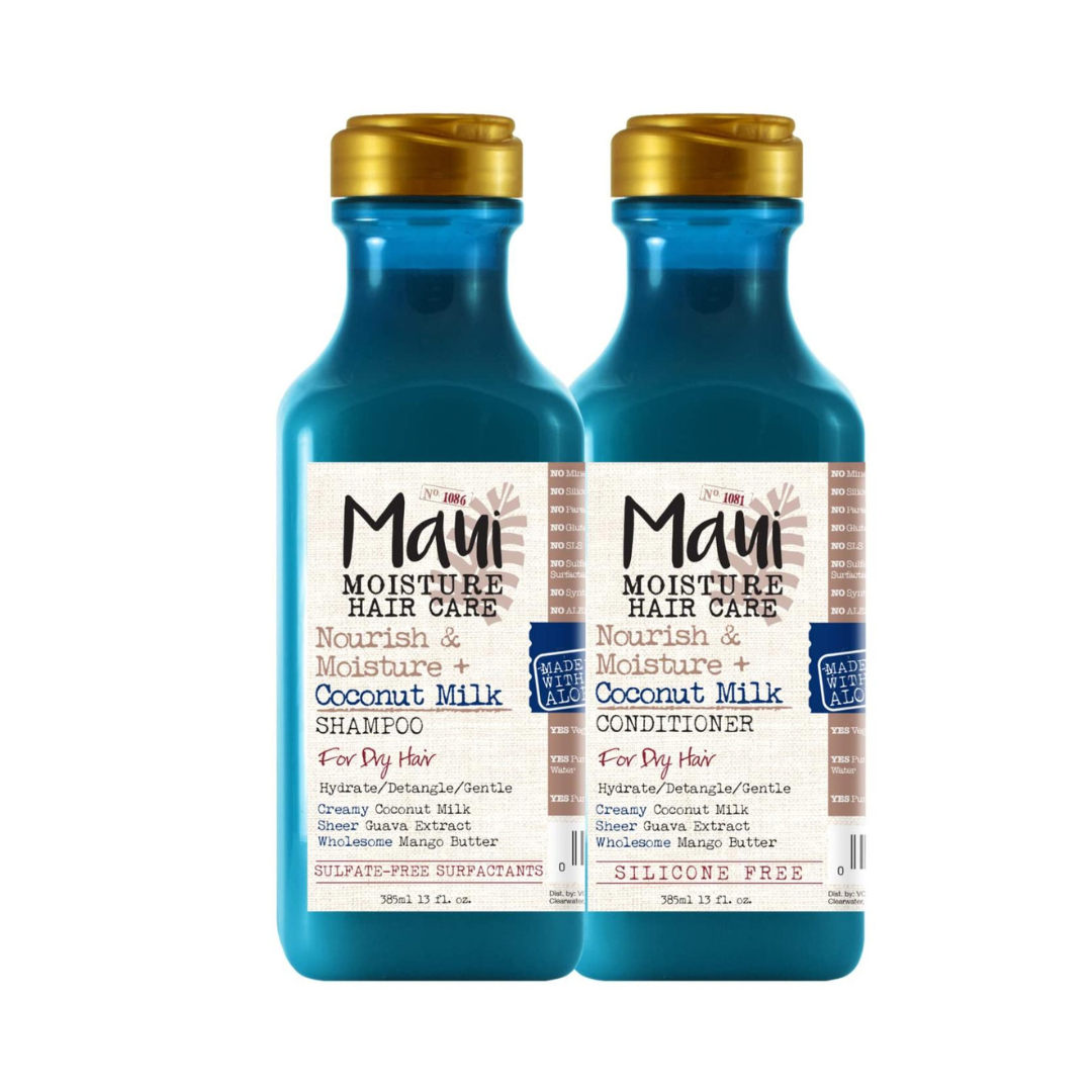 Moisture Hair Care Nourish & Moisture + Coconut Milk & Aloe Vera Shampoo and Conditioner set 13oz