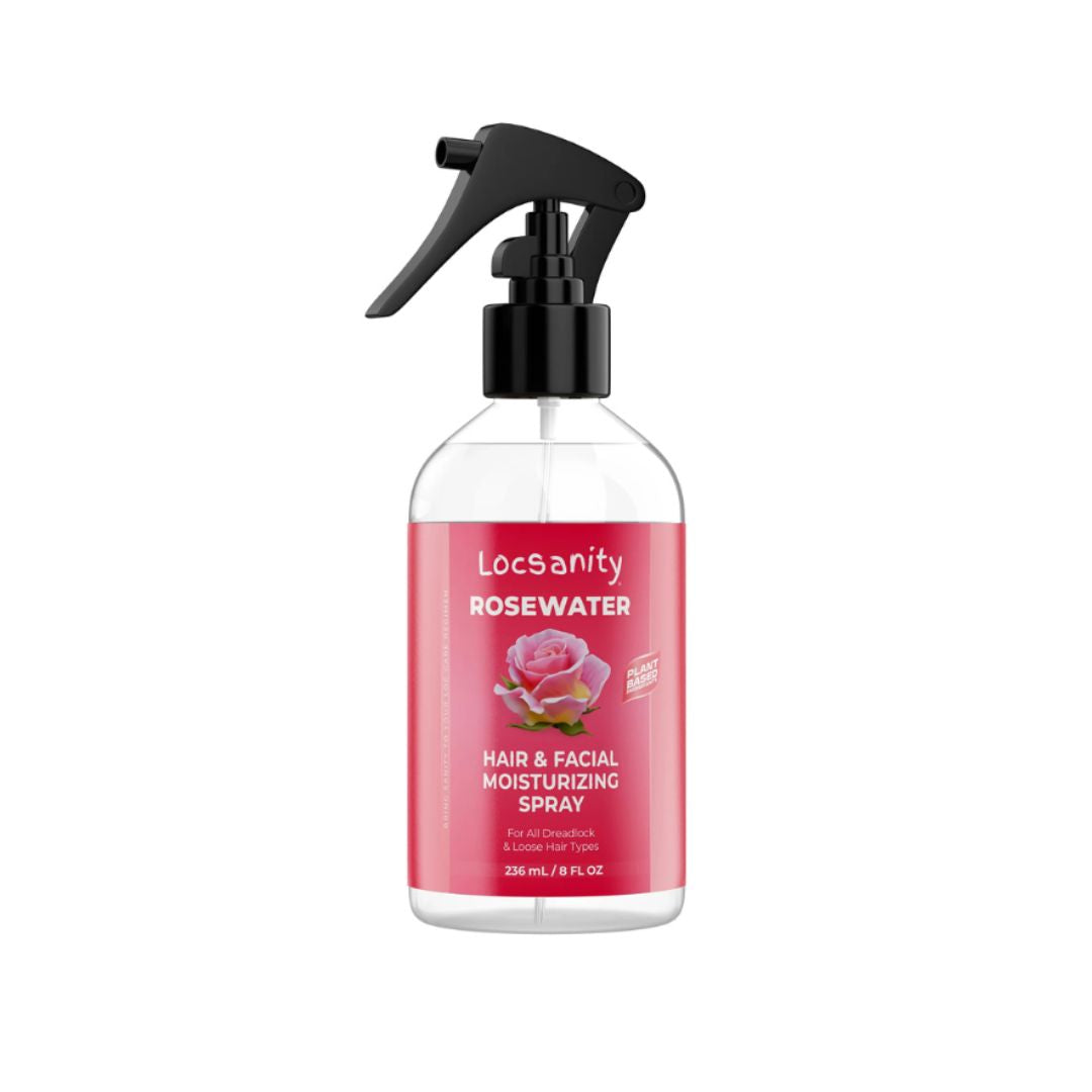 Locsanity Rosewater Hair and Facial Moisturizing Refreshing Spray 8oz