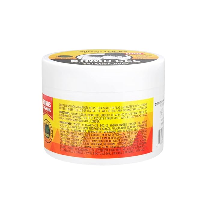 AllDay Locks Braid Gel 5oz
