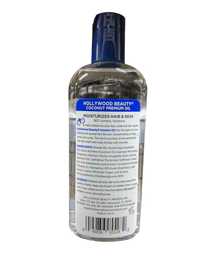 Hollywood Beauty Coconut Hair Oil 2oz