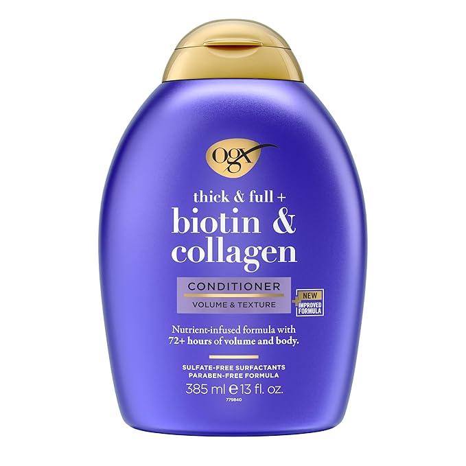 OGX Thick & Full + Biotin & Collagen Volumizing Conditioner - The Curl Lounge
