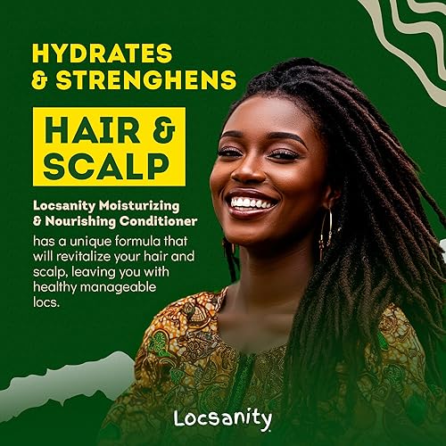 Locsanity Rosewater and Peppermint Moisturizing and Nourishing Conditioner 12oz